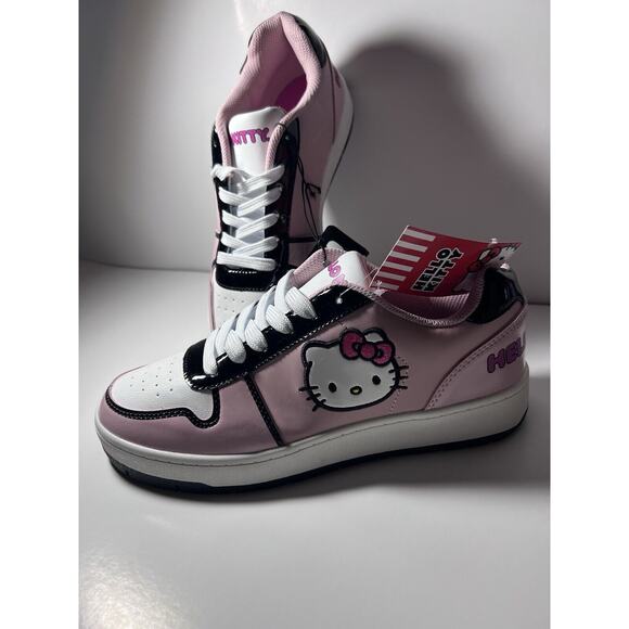 Hello Kitty by Sanrio Women's Pink Casual Court Sneakers NEW (Size 8) - Picture 7 of 16
